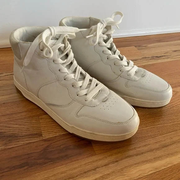 Madewell Court Hightop Sneakers in Neutral, Women’s Size 12 - Picture 5 of 12